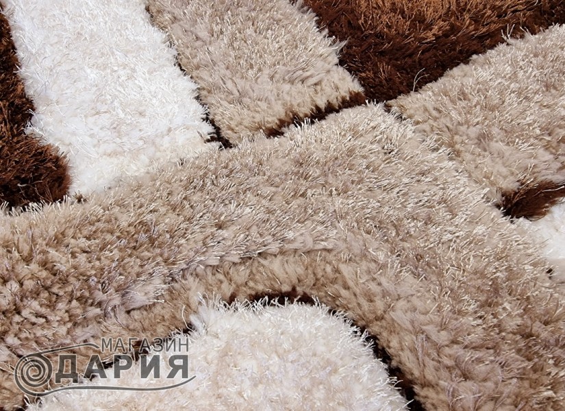 Тъкан килим 3D SHAGGY GRANDE 400 brown